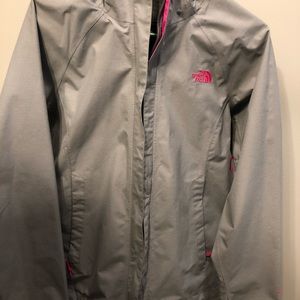 The North Face rain jacket